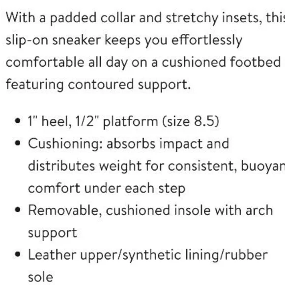 Vionic Leather Kimmie Black White Slip On Tennis Shoe Loafer Sneaker Women 7.5 - Picture 9 of 10